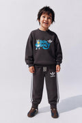 Erkek Çocuk %100 Pamuk Bluey Detaylı Adidas Eşofman Takım